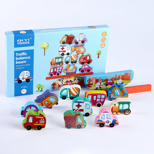 Развивающая игрушка балансир «Машинки» 26 × 16,5 × 2,5 см балансир развивающая игрушка сани 12 дет 2021 2