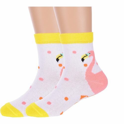 фото Носки борисоглебский трикотаж 2 пары, размер 14-16, белый