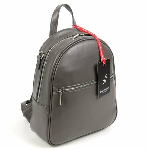 фото Рюкзак sergio valentini sv-sz762/a д.грей, фактура гладкая, серый