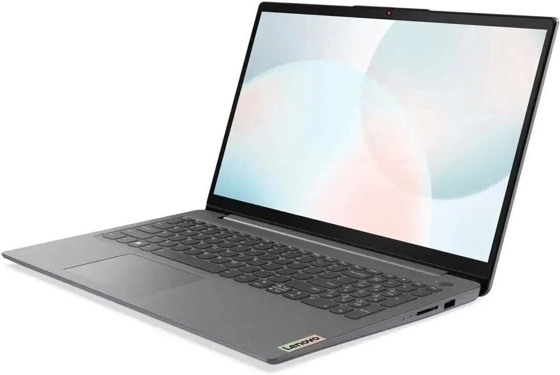 15.6" Ноутбук Lenovo IdeaPad 3 Gen 7 15IAU7 1920x1080, Intel Core i3 1215U 1.2 ГГц, RAM 8 ГБ, DDR4, SSD 256 ГБ, Intel UHD Graphics, без ОС, Global, 82RK00B2RK, Arctic Grey