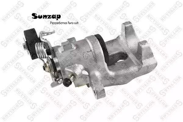 STELLOX 0590222SX 05-90222-SX_[542044] ! суппорт тормозной зад. прав.\ Opel Zafira 1.6-2.2/2.0Di-2.2TDi 01> Lucas d.38