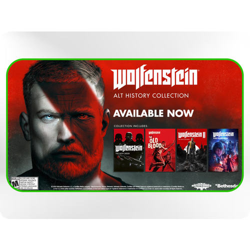 Игры для XBOX WOLFENSTEIN ALT HISTORY COLLECTION Xbox One / Series S / Series X (Цифровая версия, Активация через другой регион) игра wolfenstein alt history collection ps4