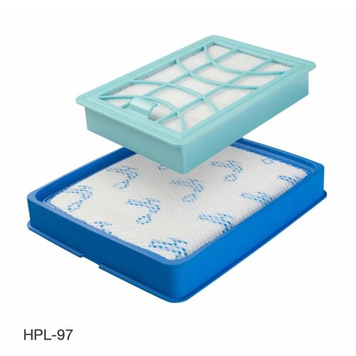 Комплект фильтров Neolux HPL-97 для пылесосов PHILIPS фильтр hepa для пылесоса philips арт hpl 971