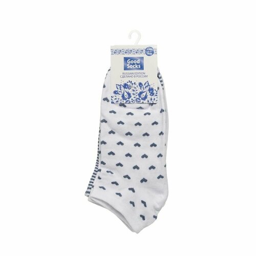 Носки GOOD MOOD, размер 23;24;25, белый подследники good socks трикотажные мужские с рисунком ss19 9