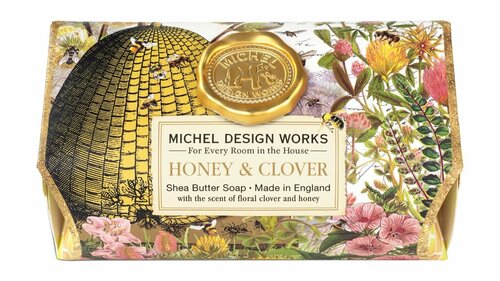 Мыло парфюмированное с ароматом клевера и меда / Michel Design Works Honey and Clover Large Bath Soap Bar