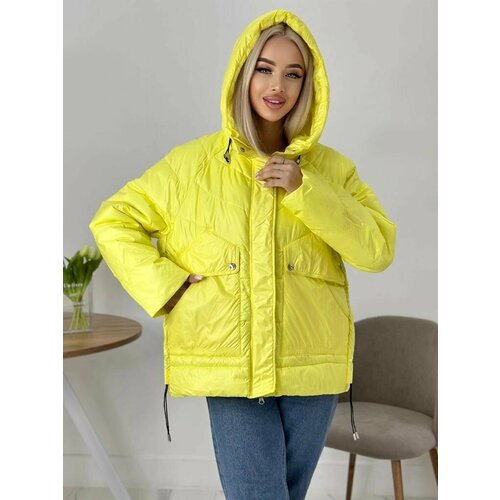 фото Куртка diffberd, размер 48, желтый