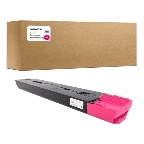 Картридж 006R01531 для Xerox DCP-550/WC-7965 34K Magenta Compatible (совместимый) картридж 006r01529 для xerox dcp 550 wc 7965 30k black compatible совместимый