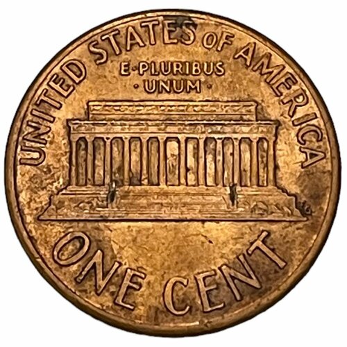 США 1 цент 1989 г. (Memorial Cent, Линкольн) (Лот №2) сша 1 цент 1968 г memorial cent линкольн лот 2