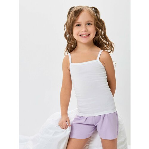 фото Майка acoola, размер 110/116, белый