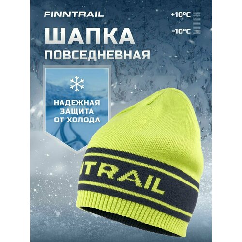 фото Шапка бини finntrail daily, размер xl-xxl, желтый