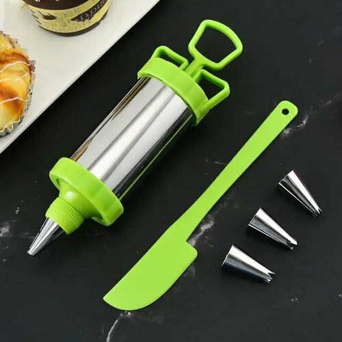 Шприц кулинарный металлический с насадкамилопатка 1127 см 320₽