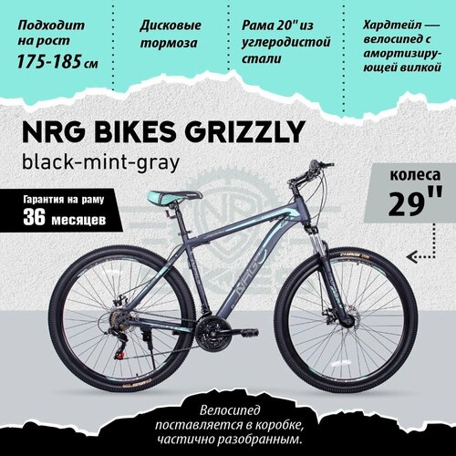 NRG BIKES GRIZZLY 29 20 black-mint-gray 2999000₽
