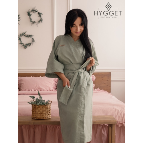 Халат-кимоно HYGGET, размер 50-56, зеленый