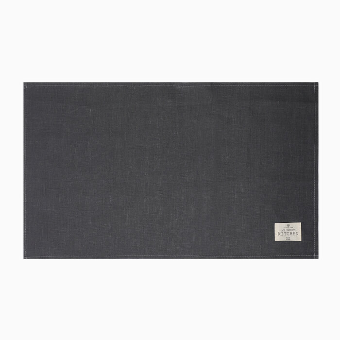 Полотенце Этель ECO grey 40х70см, 100% лён, 245 г/м2 - фотография № 2