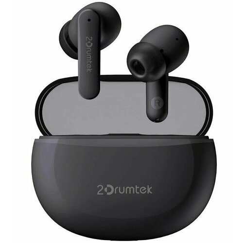 Гарнитура A4Tech 2Drumtek B25 Grey наушники a4tech 2drumtek b25 tws bluetooth вкладыши пепельно серый [b25 ash grey]