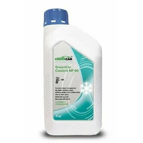 Антифриз GreenCar Coolant NF сине-зелёный 1кг GCC-031