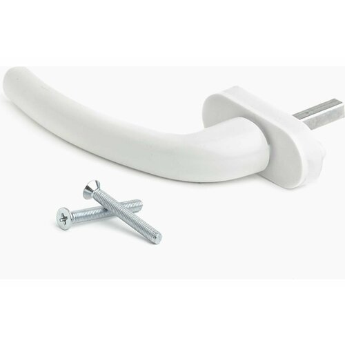 Оконная металлическая ручка Дверной Страж hp (белая) wh 003 ДС42140