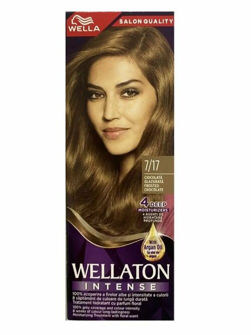 WellaTON крем-краска для волос 7/17 глазированный шоколад