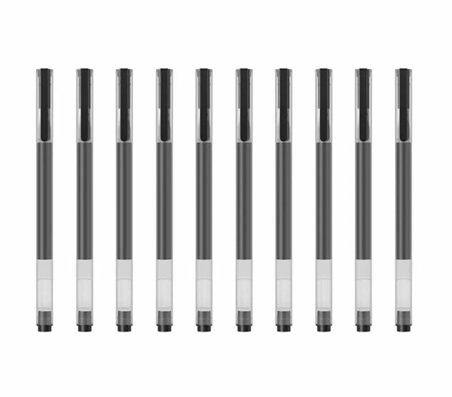 Набор гелевых ручек Xiaomi High-capacity Gel Pen (10-Pack) Black BHR4603GL