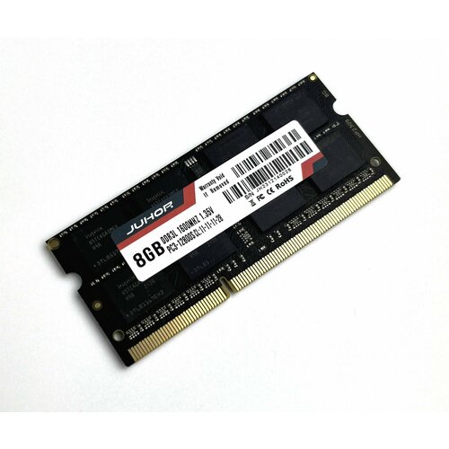 Оперативная память JUHOR 8GB DDR3L 1600MHz PC3-12800 SODIMM