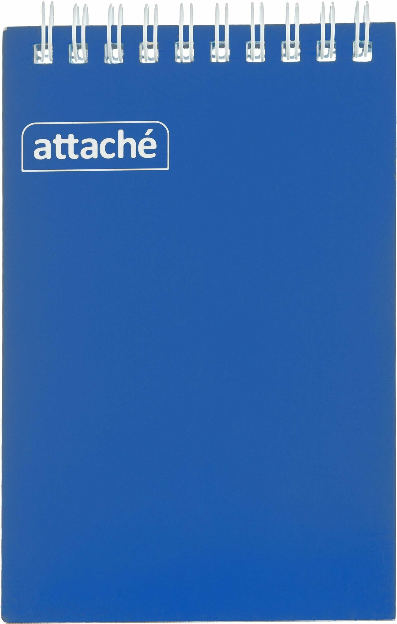 Блокнот на спирали А6 60л. ATTACHE, синий, блок 60г, обложка 215г