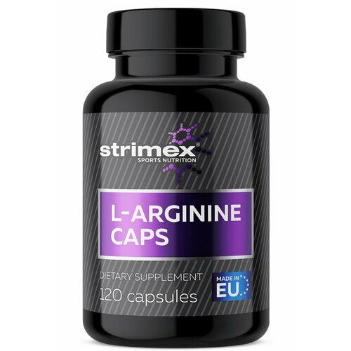 Strimex L-Arginine (L-Аргинин) 800 мг 120 капсул (Strimex) аминокислоты тирозин strimex tyrosine 100 капсул