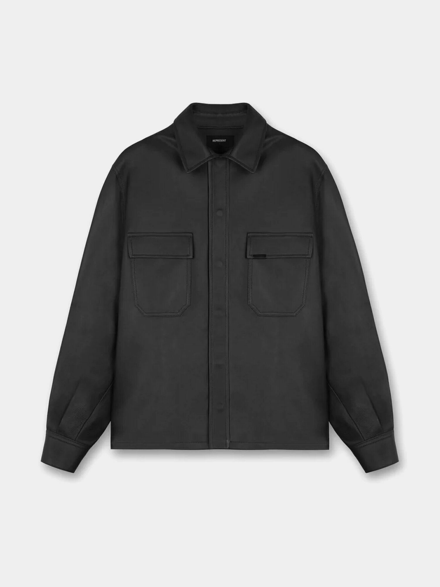 Куртка-рубашка Represent Clo Leather Overshirt