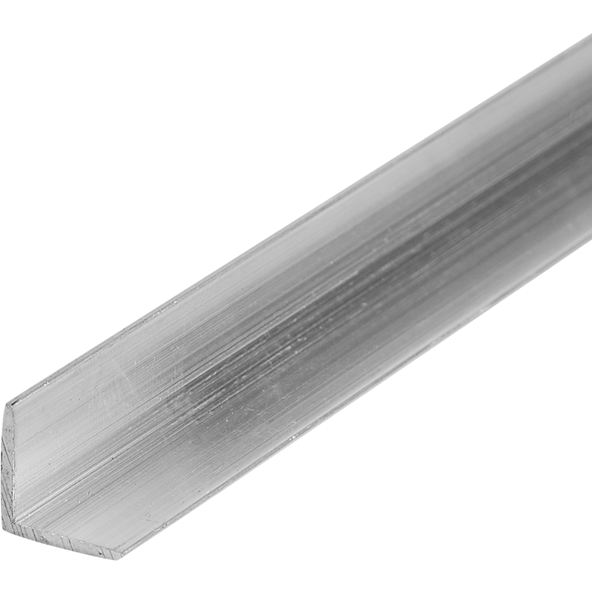 L-профиль с равными сторонами 10x10x1x2700 мм алюминий цвет серый