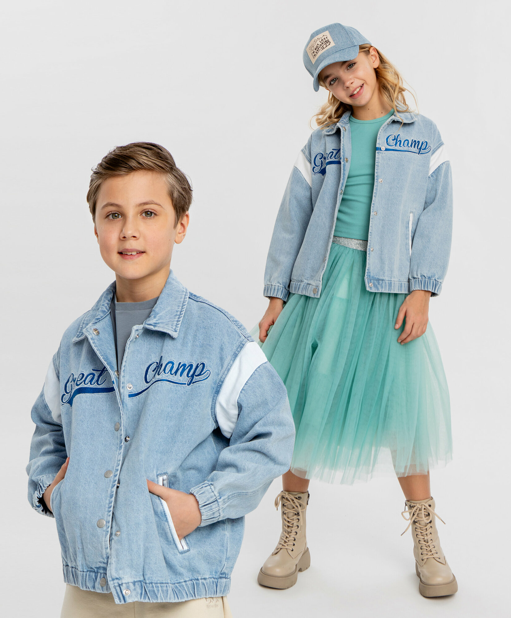 Куртка Button Blue (Casual outdoor)