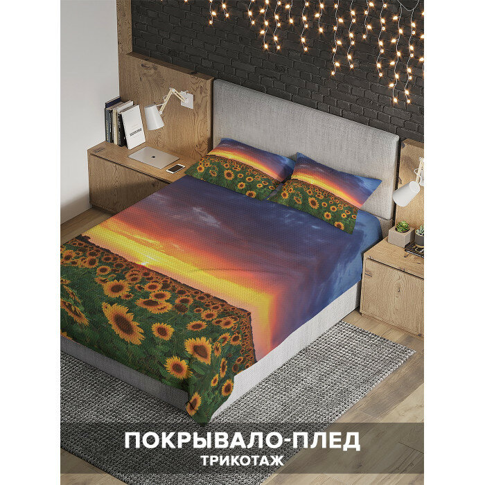 Покрывало Ambesonne 160х220 см с 2 наволочками 50x70 см - фото №1