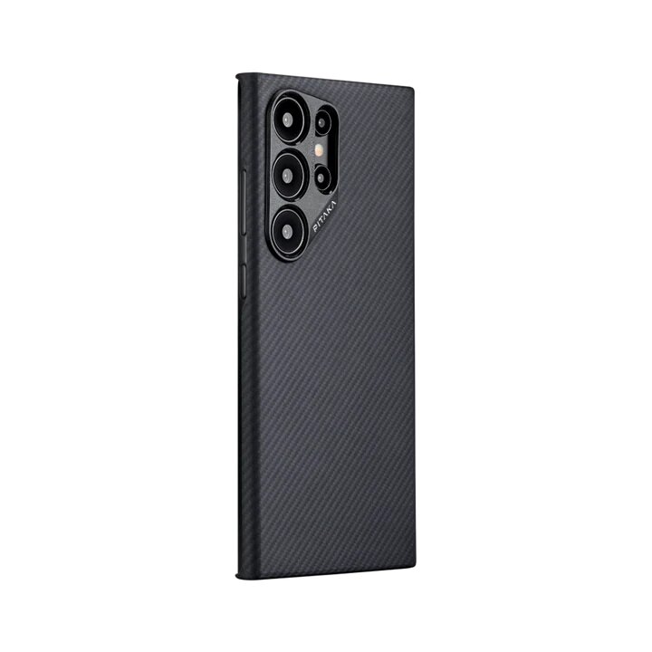 Чехол Pitaka MagEZ Case 4 для Samsung S24 U, черный/серый (Black/Grey Twill)