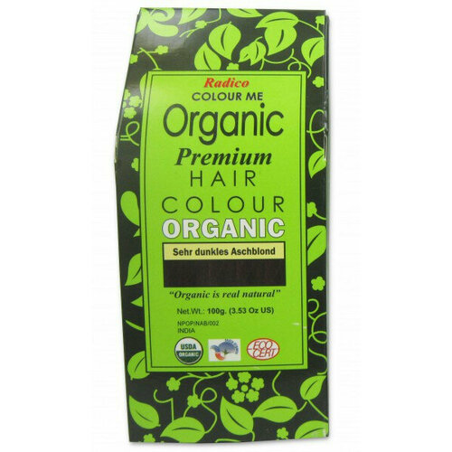 Radico Органическая краска для волос Очень темный пепельный блонд 100 г
