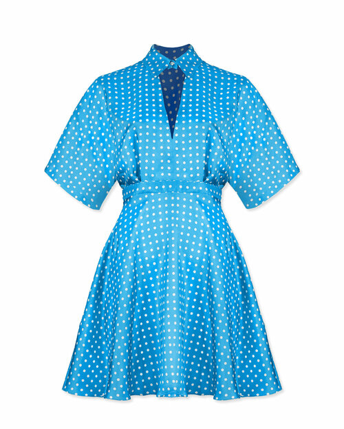 Платье WOS, размер 38, голубой