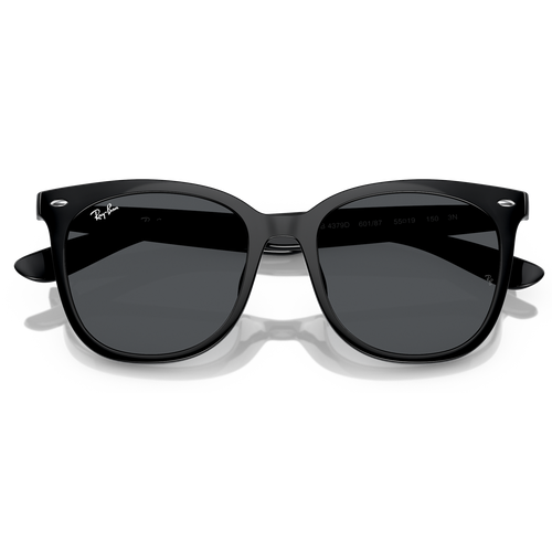 солнцезащитные очки luxottica черный серый Солнцезащитные очки Ray-Ban Ray-Ban RB 4379D 601/87 RB 4379D 601/87, черный