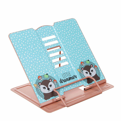 Ежик Подставка для книг, для А5, 21х16,5х19см, металл с цветной печатью, пакет, 4 штуки