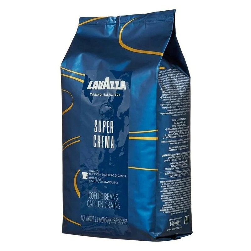 Кофе в зернах Lavazza Super Crema, 1 кг