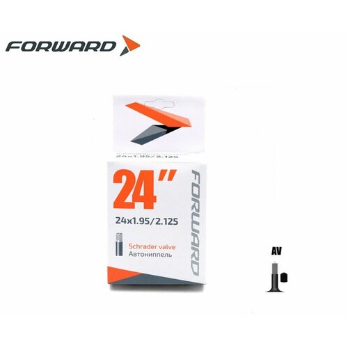 фото Камера для велосипеда forward, wanda 24"x1,95/2,125 бутил, авто-ниппель, a/v.