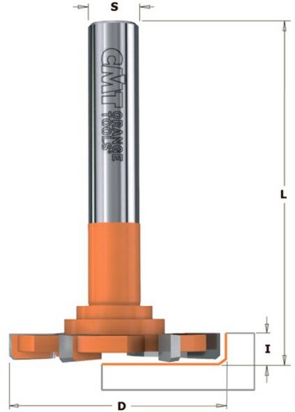 Фреза фуговальная HM Z4 D=52x6,5x65,0 RH S=8 RH CMT 922.035.11