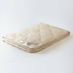 Одеяло Ecotex Золотое руно (200х220 см), шерсть мериноса, всесезонное