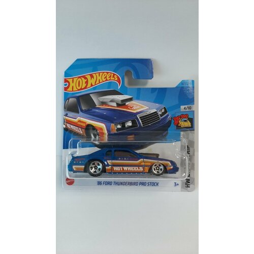 Машинка коллекционная Hot Wheels 86 FORD THUNDERBIRD PRO STOCK Mattel 5785/N3758/C4982/N2799/13