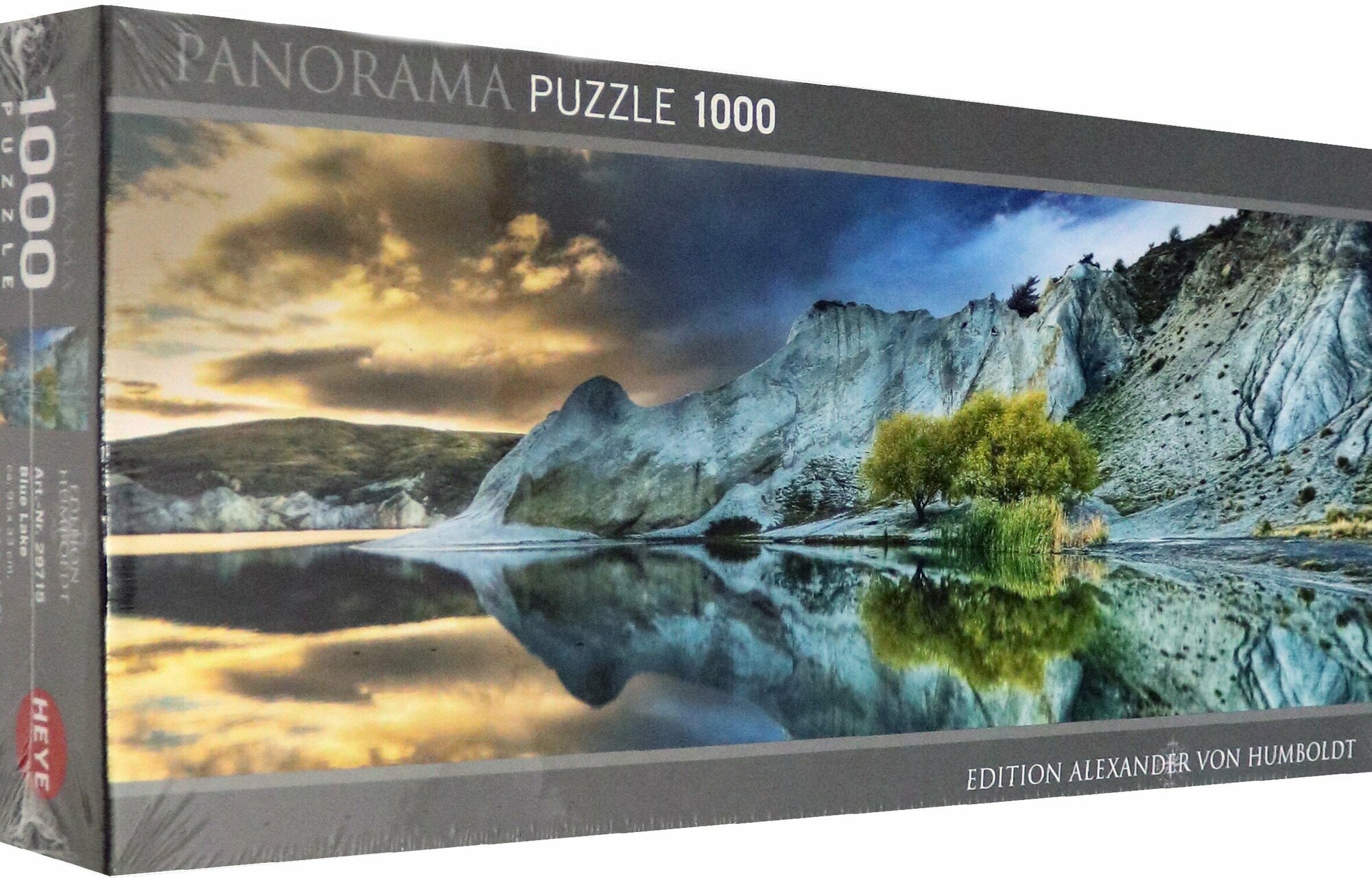 Puzzle-1000. Голубое озеро. Панорама HEYE - фото №5