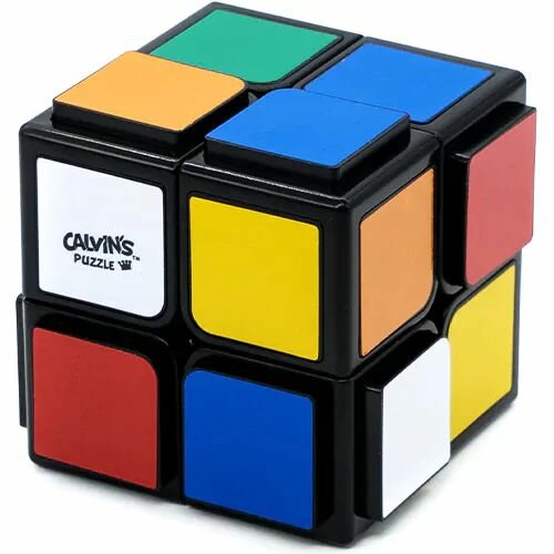 Головоломка / Calvin's Puzzle OS Cube 2x2 Черный / Развивающая игра