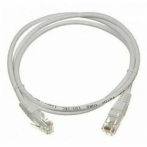 Патч-корд Lanmaster LSZH UTP cat.5e, 2.0m, Gray (LAN-PC45/U5E-2.0-GY) патч корд lanmaster 1 5м lan pc45 s6 1 5 gy