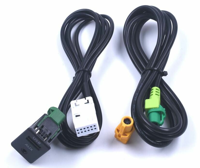 AUX USB кабель для Volkswagen с фишкой для магнитол RCD 510 RNS-510