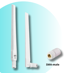 Антенна для роутеров 5dbi SMA-Male, 2 штуки
