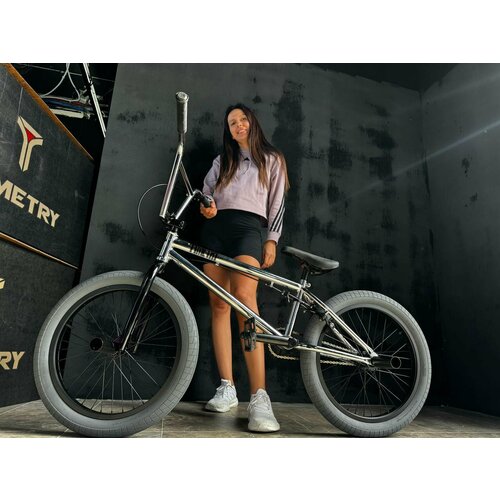 Велосипед BMX Time Try ТT2941s 20 Рама 10 Трюковый Подростковый детский Унисекс серебро 23990₽