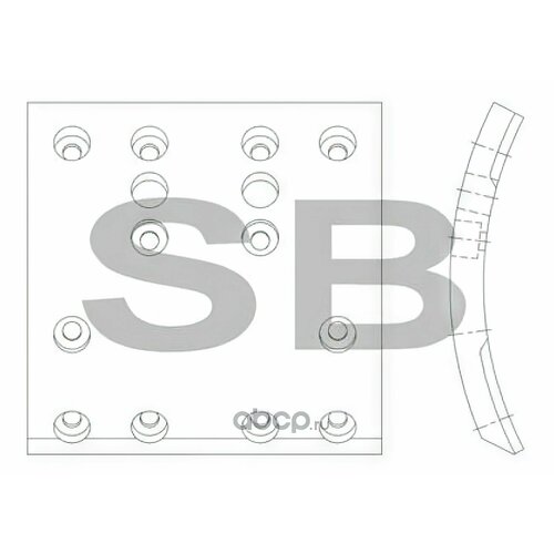 Накладка тормозная 1033₽