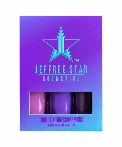 Набор помад Jeffree Star - Liquid Lip Blue Blood Threesome Minis