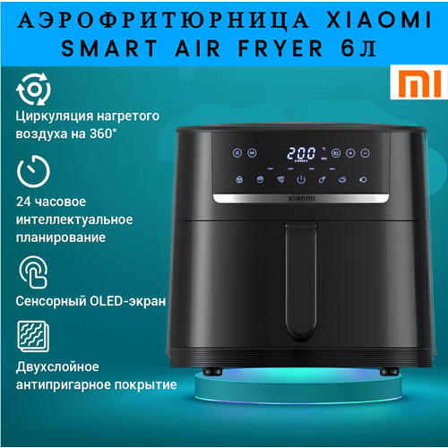 Аэрофритюрница Аэрогриль Xiaomi Mi Smart Air Fryer 6л MAF08-EU Версия 1595000₽