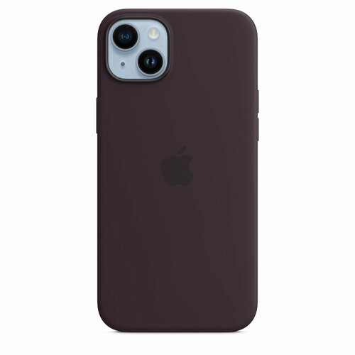 Чехол силиконовый Apple iPhone 14 Plus Silicone Case MagSafe Elderberry (Бузиновый) MPT93ZM/A